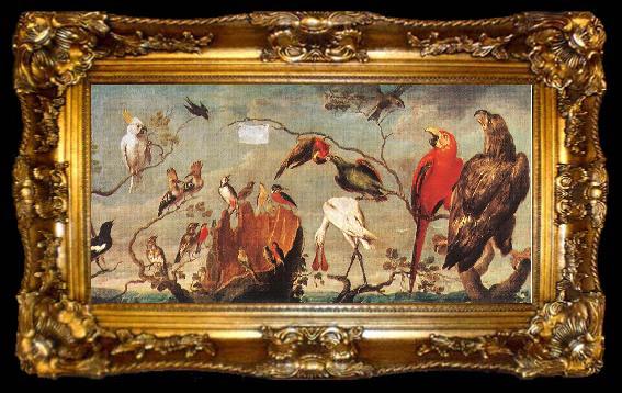 framed  SNYDERS, Frans Concert of Birds fh, ta009-2
